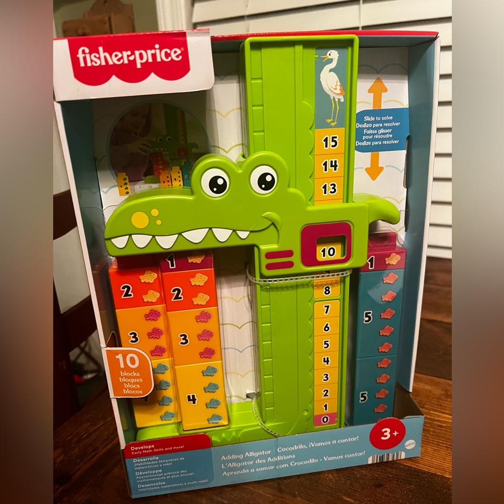 Fisher-Price Colorful Alligator Learning Toy